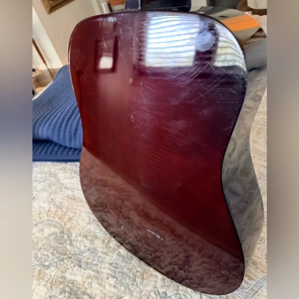 Signed Luke Bryan Guitar - Johnson Guitars model JG-555-N make an offer! - Picture 6 of 7